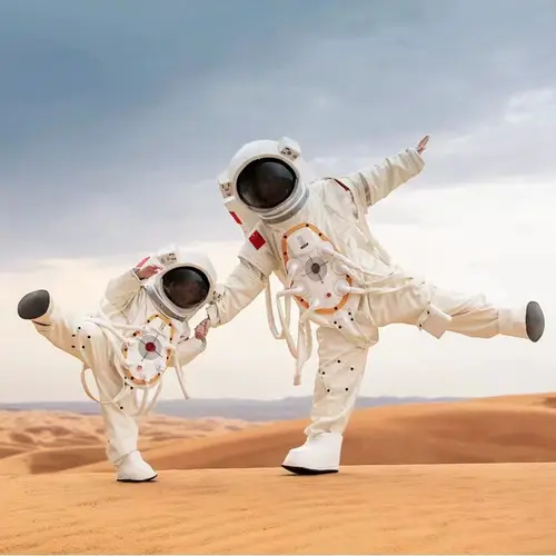 Traje espacial para niños, traje de actuación, astronauta de simulación, casco espacial para niños y adultos con traje espacial, ropa de Cosplay familiar