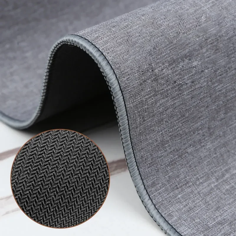 4MM Gaming MousePad Cotton and Linen Rubber Mouse Pad ,Large Desk Mat Gamer PC Desk Mat Keyboard Pad Computer Desk Pad