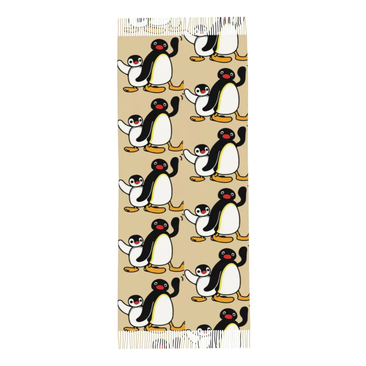 Sciarpa Pingu Sciarpe con nappe Scialli e stole morbidi e caldi da donna Grande scialle autunno inverno