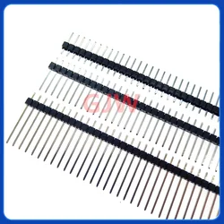 10PCS 2.54mm Single Row Male Connector PCB Board Pin Header Long 11.5/13/15/17/19/21/25mm 3p 4p 5p 6p 8p 10p 15p Strip Pinheader