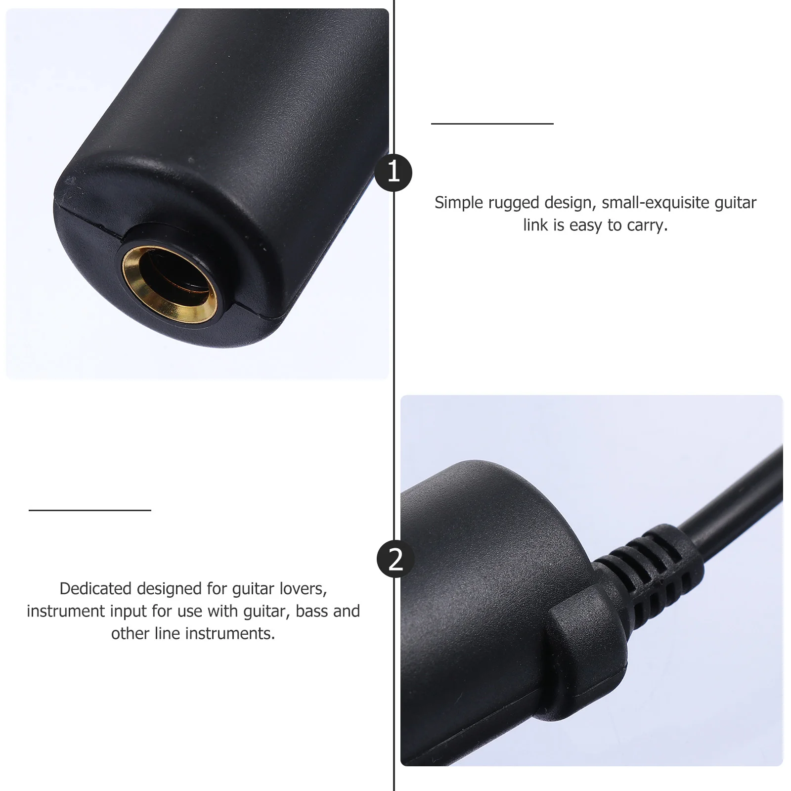 محول جيتار كهربائي، واجهة صوت جيتار صغيرة محمولة لأجهزة تطبيقات تسجيل تأثيرات الهواتف الذكية