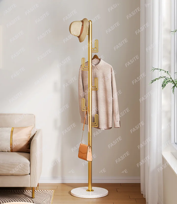

Simple coat rack floor hanger storage rack light luxury floor hanger