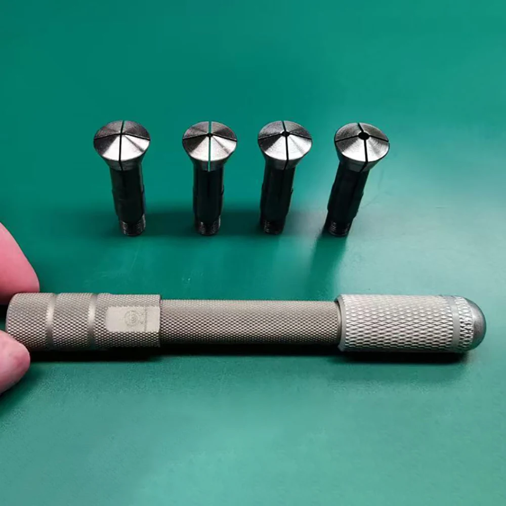 

High-Precision Watch Repair Hand Holding Tool Set with Interchangeable Collets