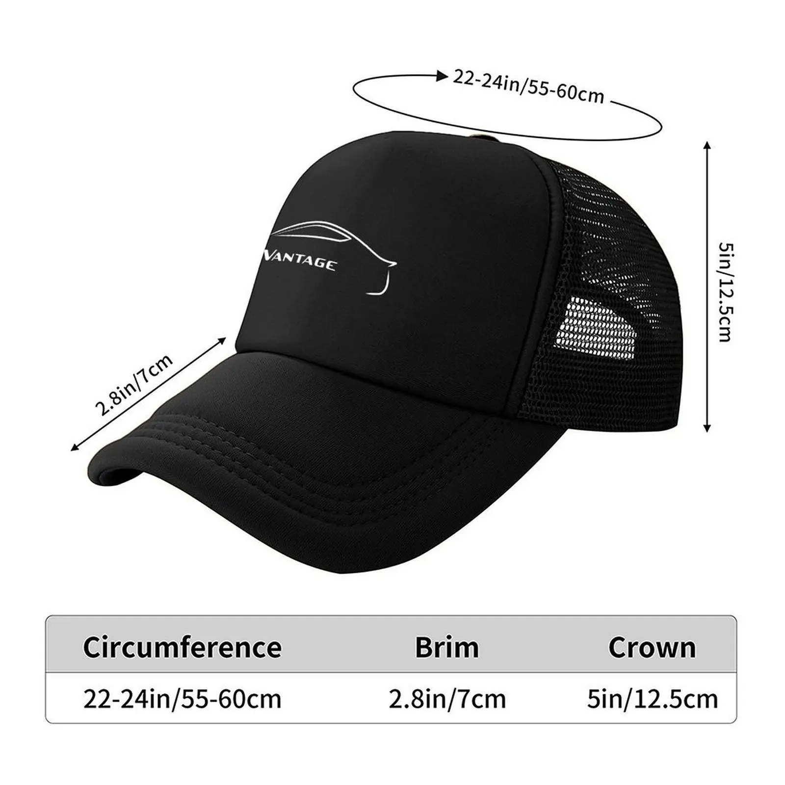 Aston Vantage Outline Baseball Cap sun caps Military Tactical Cap Vintage Wild Ball Hat For Women 2025 Men's