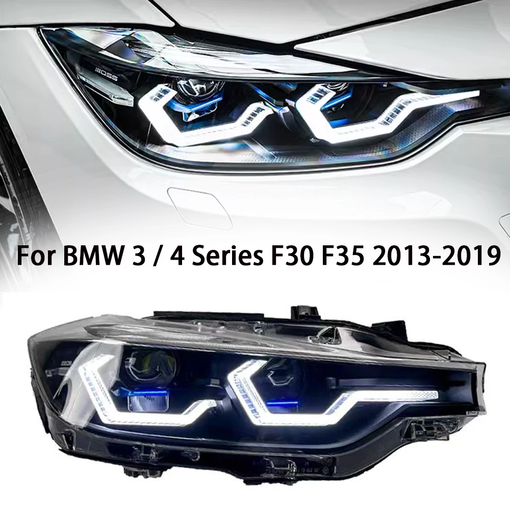 

For BMW 3 Series Car Led Headlights 320i 328i F30 F35 Accessories Modified Car 4 Series Style Laser Headlight Assembly 2013-2019