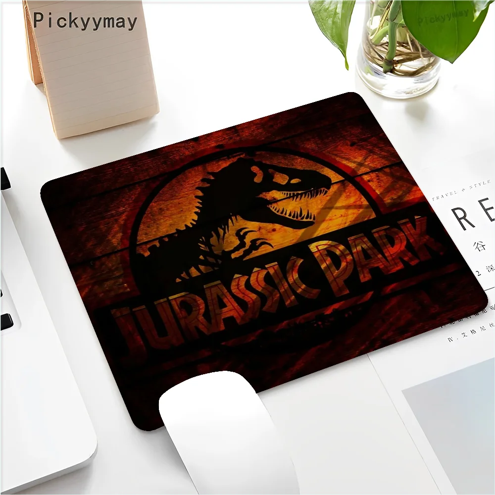 World Jurassic Park Dinosaur Anti-Slip Desktop Desk Mat Kawaii Gaming Accessories Students Writing Pad for PC Desk Pad