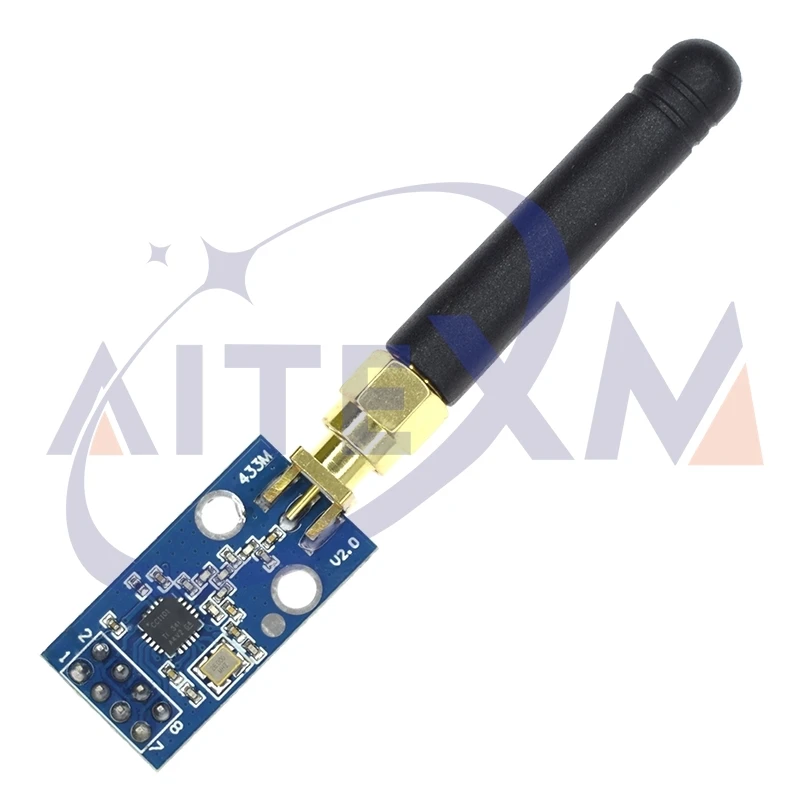 Moduł bezprzewodowy CC1101 433 MHz z anteną SMA Bezprzewodowy moduł nadawczo-odbiorczy dla Arduino