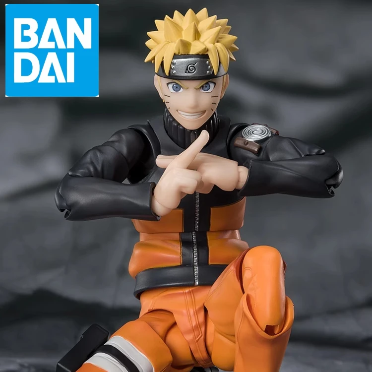 

Bandai Original SHF Uzumaki Naruto Action Figure Anime Model Toys Collection Doll Gift