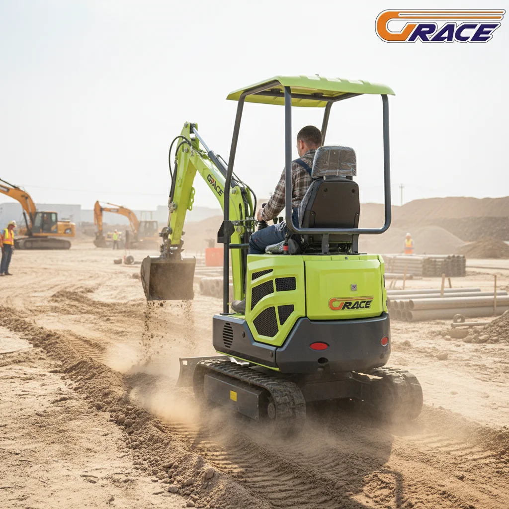 

Customized Small 2 Ton Kubota Hydraulic Mini Crawler Excavator Used Digger for Construction