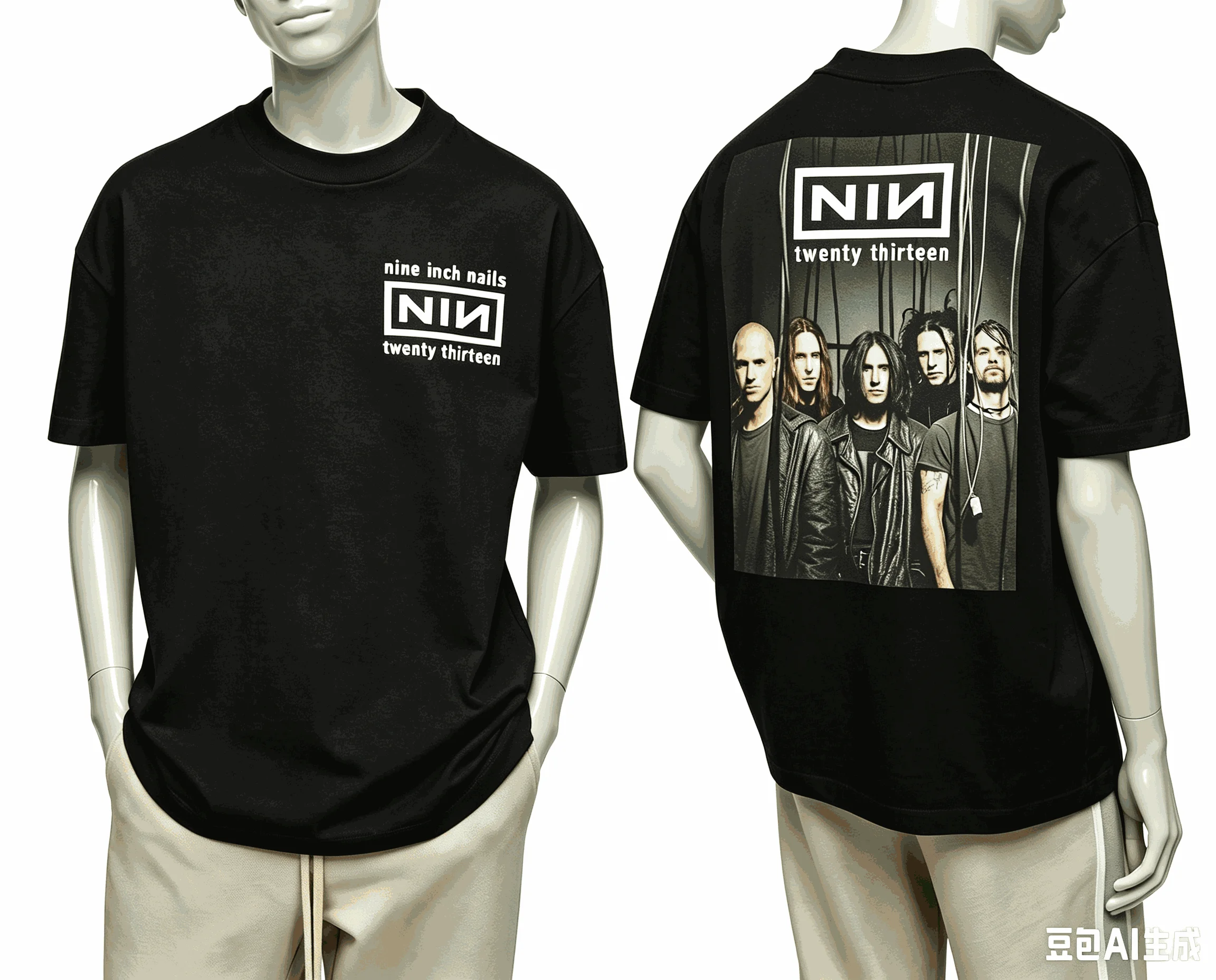 Nine Inch Nails for Fan Gift T-shirt Men Women Harajuku Oversized Unisex Short Sleeve Streetwear high quality Couples Breathable
