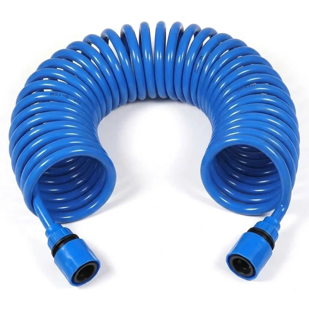 Expandable Retractable EVA Garden Hose 10m 15m Portable Spring Water Pipe For Car Wash Flower Lawn Watering Curly Magic Pipe