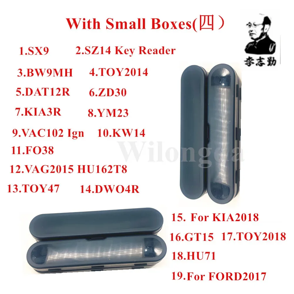 

Lishi Tool SZ14 BW9MH TOY2014 DAT12R ZD30 YM23 VAC102 KW14 TOY2018 FO38 VAG2015 toy47 DWO4R ForKIA2018 GT15 HU71 FOR2017 SX9