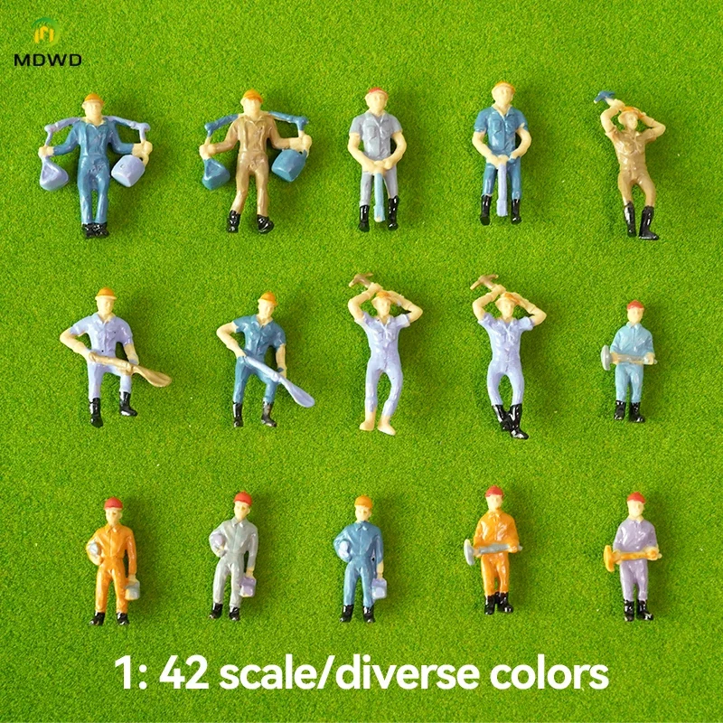 1:48/1:87 O H Schaalmodel Spoorwegwerker Speelgoed Miniatuurfiguren Architectonische Trein Landschap Mensen Layout