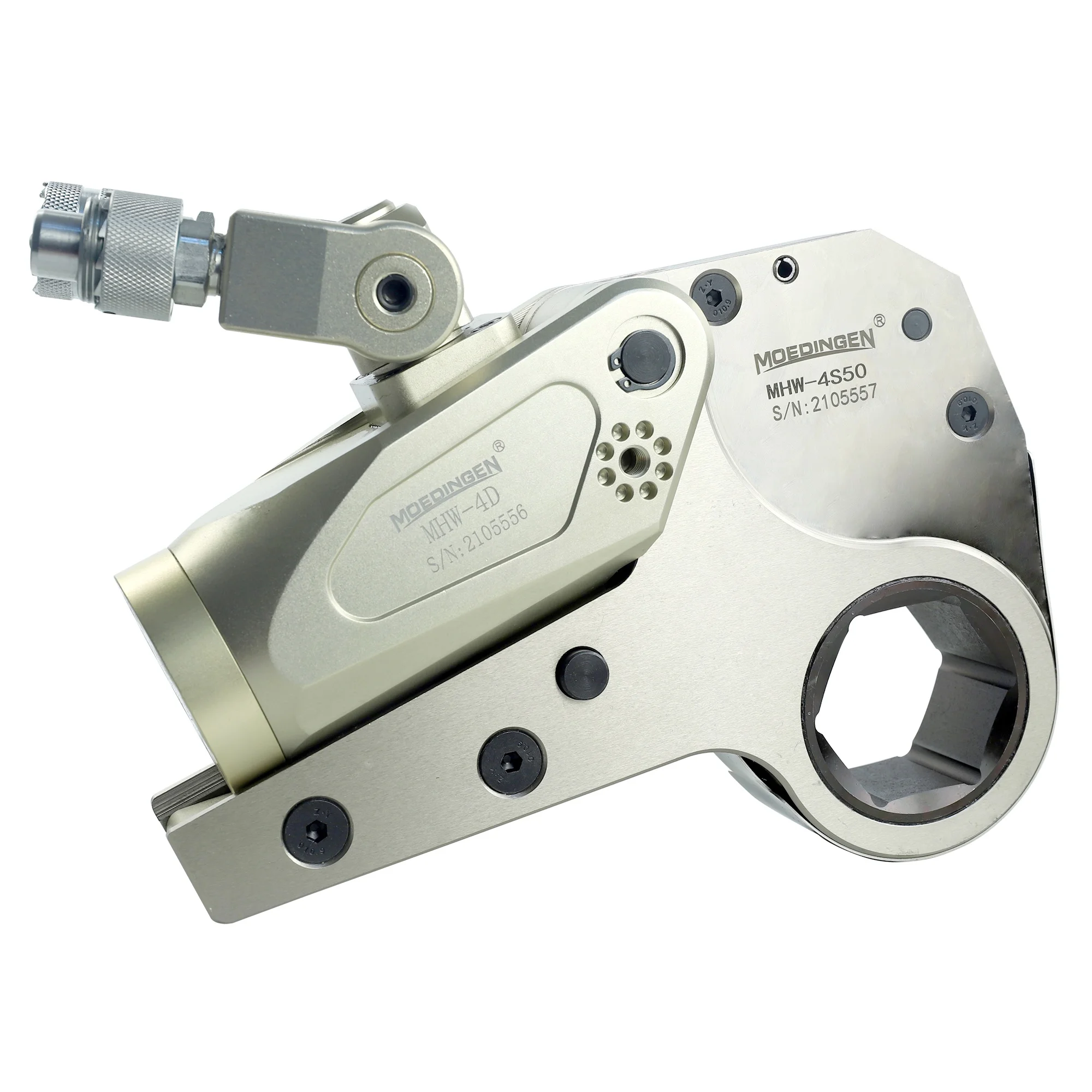 

MOEDINGEN Customizable MHW-2/S55 Corrosion Resistance Hollow Hydraulic Torque Wrench Al-Ti Alloy 1094-10941 NM CE Certified Fast