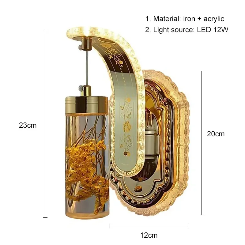 Modern Design LED Wall Light Nordic Luxury Wall Light Home Decoration Interior Lighting Bedside Living Room Atmosphere Light