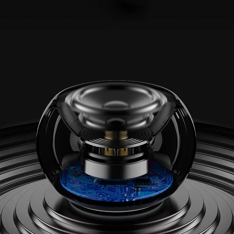 Mini Portable Metal Speaker Metallic Wireless Bluetooth Speaker TWS Stereo Indoor/Outdoor Portable Subwoofer Compact Speaker image 4