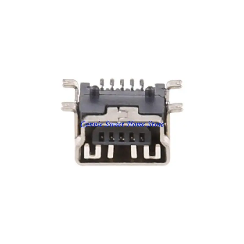 LXAF 10 Pcs Mini USB Type B 5 Pin Female Socket Connector For Mobile Phone Charging