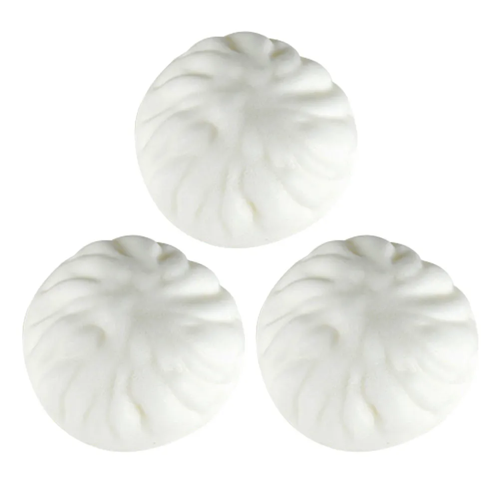 

Набор из 3-х имитаций паровых булочек из ПУ для декора, обучения Монтессори, ролевых игр на кухне, реквизита для фотосъемки, муляжов еды для демонстрации дома