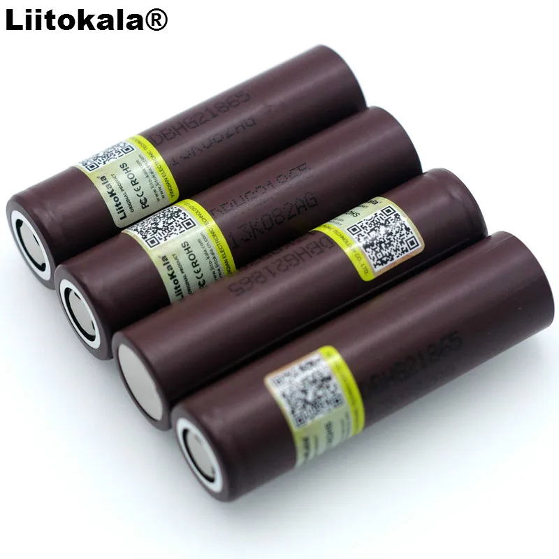 LiitoKala 100% New Original HG2 18650 3000mAh battery 18650HG2 3.6V discharge 20A dedicated For hg2 Power Rechargeable batteries