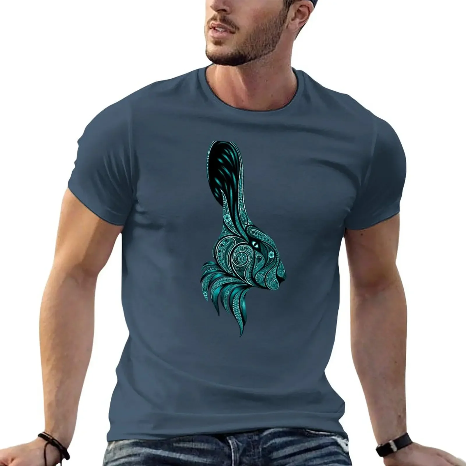 Stygian Lepus Large T-shirt plus sizes heavyweights t shirts for men pack