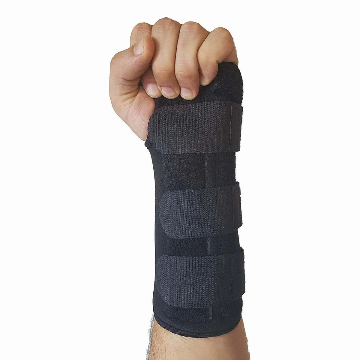 Carpal Tunnel Wrist Brace Support: Removable Metal Splint, Three Adjustable Straps for Tendonitis, Sports Injuries & Pain Relief