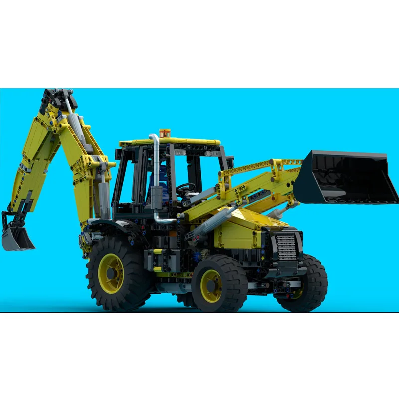 MOC-258300 City Farm Landwirtschaftlicher Bagger-Baustein-Modellbausatz 2469 Teile Jungen Kinder Geburtstag Weihnachten Spielzeug Geschenk
