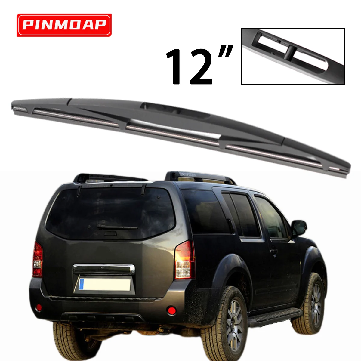 

1PC 12" Rear Wiper Blade Applicable For Nissan Pathfinder R51 2005-2012 Windshield Windscreen Rear Wiper Blade Car Accessories