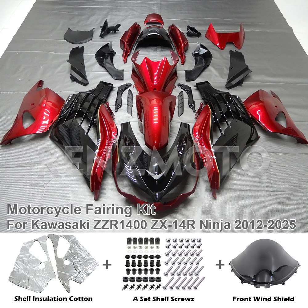 Fit for ZX-14R 2012 2013 2014 2015 2016 2017 20 21 24 Motorcycle Fairings ZX14R zx 14r 12 13 14 15 16 17 23 bodywork fairing set