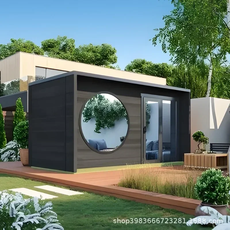 2-10 people Canadian Hemlock traditional square sauna outdoor sauna with personalized design