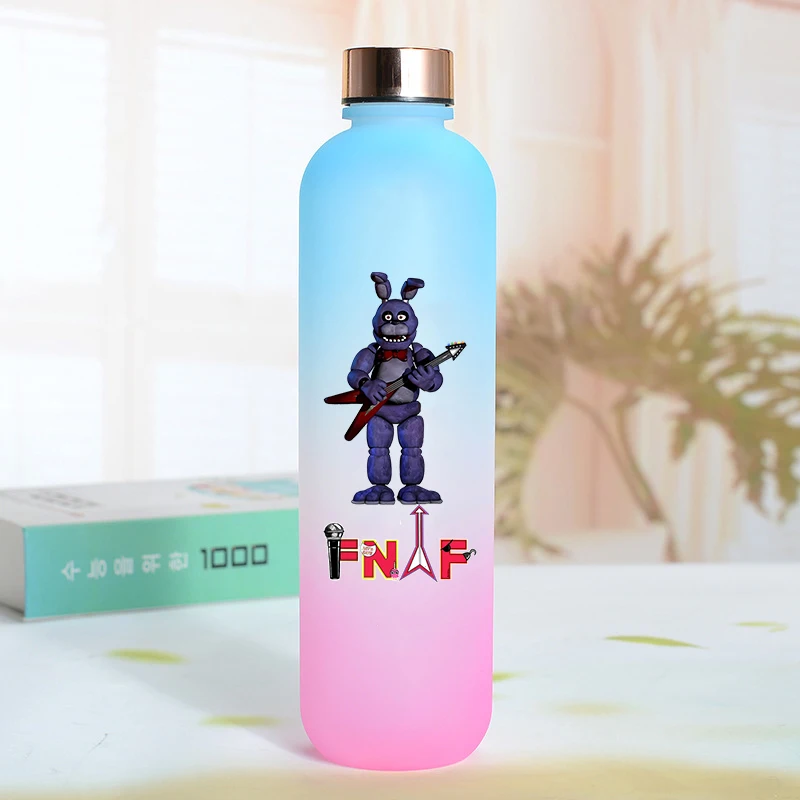 900ML Five Nights At Freddys Water Bottles Game FNAF Sports Bottle Outdoor Travel Gym Fitness Jugs Kids Portable Drinking Cups