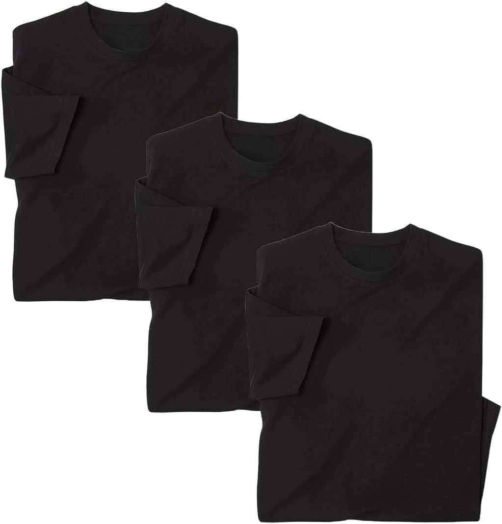 

3pcs Men's t-shirt high quality solid color four seasons Basic Short sleeve tee Casual Breathable Oversized sports Couple tshirt