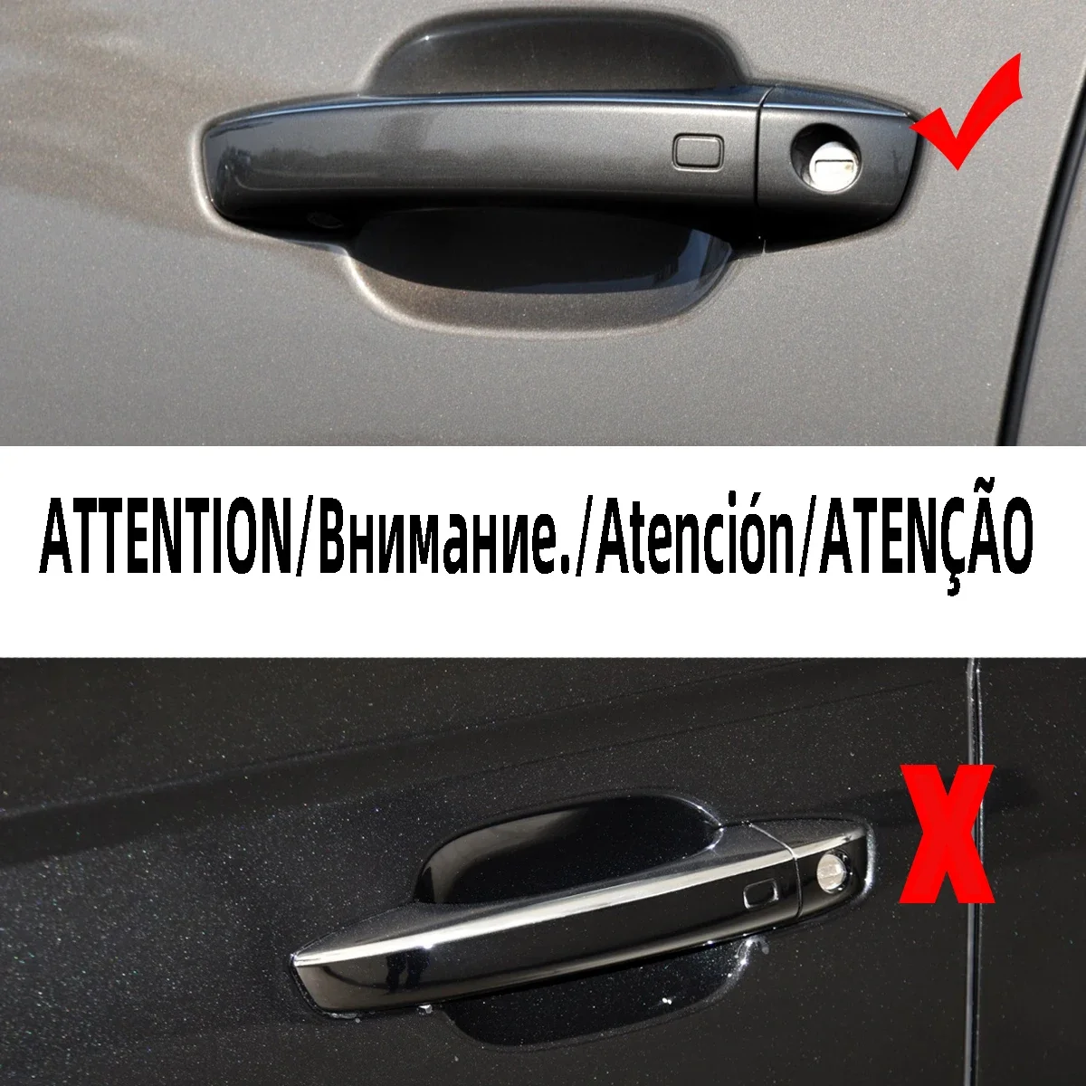 ABS FRONT LEFT Exterior Door Handle End Cap Cover fit for Volvo XC60