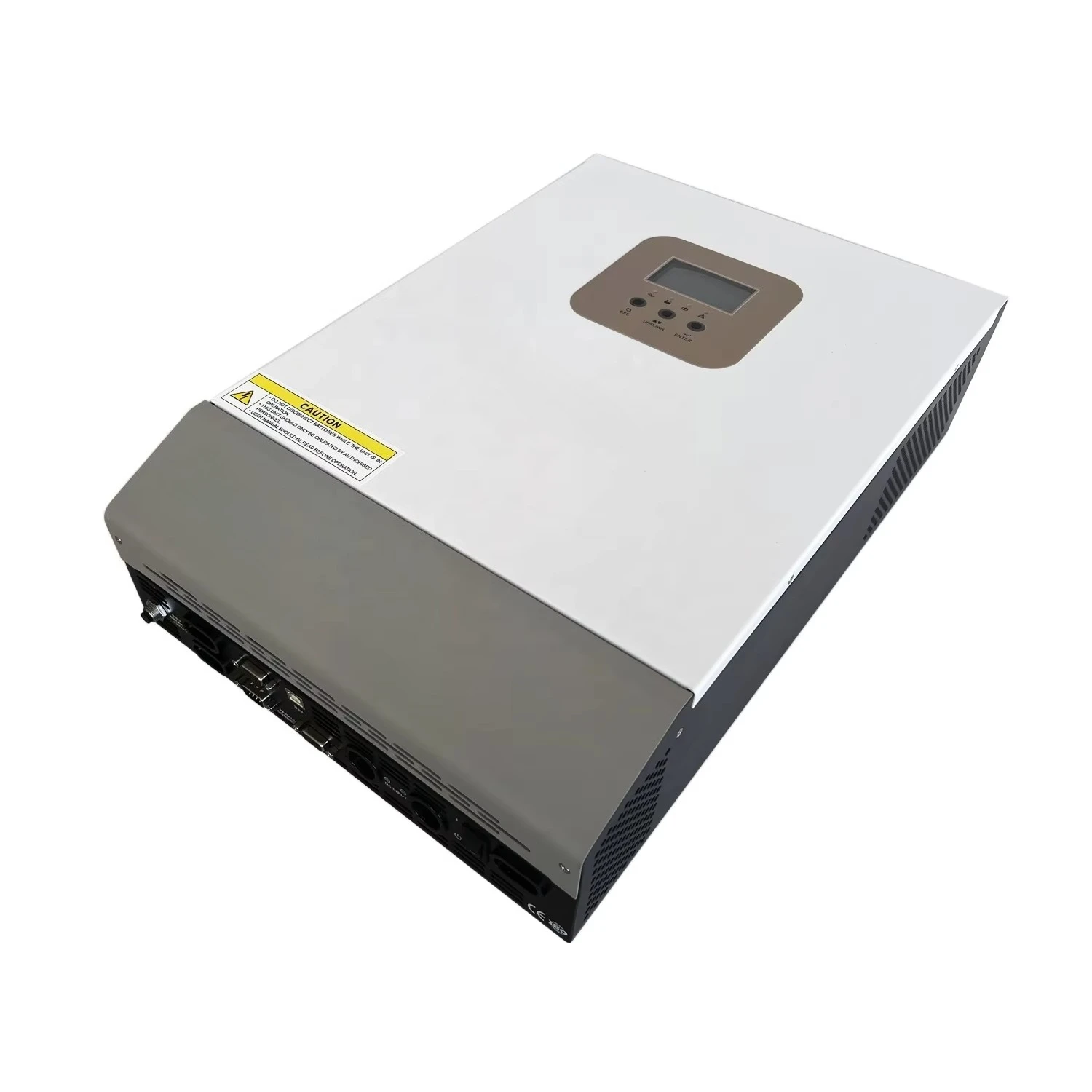 Off-grid 3KW Hybrid Solar Inverter with Charge Controller Pure Sine Wave Single Output Works with LiFepo4 Batteries