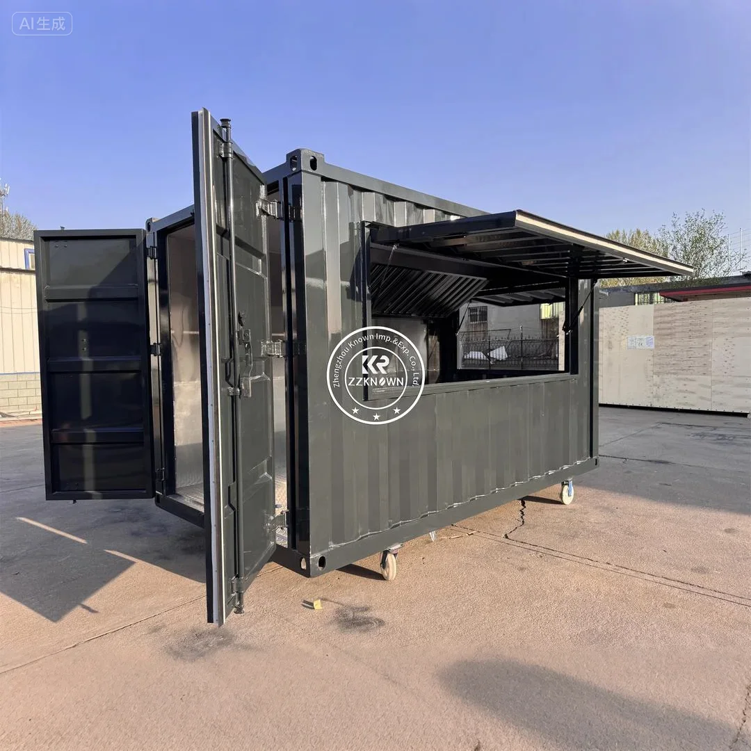 

Customized Luxury Cafe Bar Kiosk Prefab Shipping Container Restaurant Custom Prefabricated Container Coffee Shop Cafe Bar