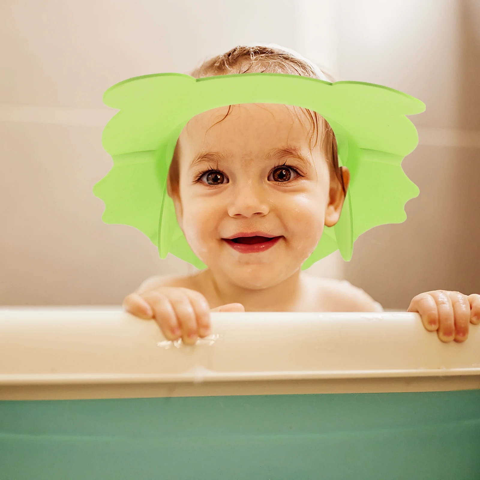 

Adjustable Shampoo Cap Baby Shower Hat Bath Visor Hair Washing Ear Protector EVA Bathing Hat for Kids Toddlers Infants Water