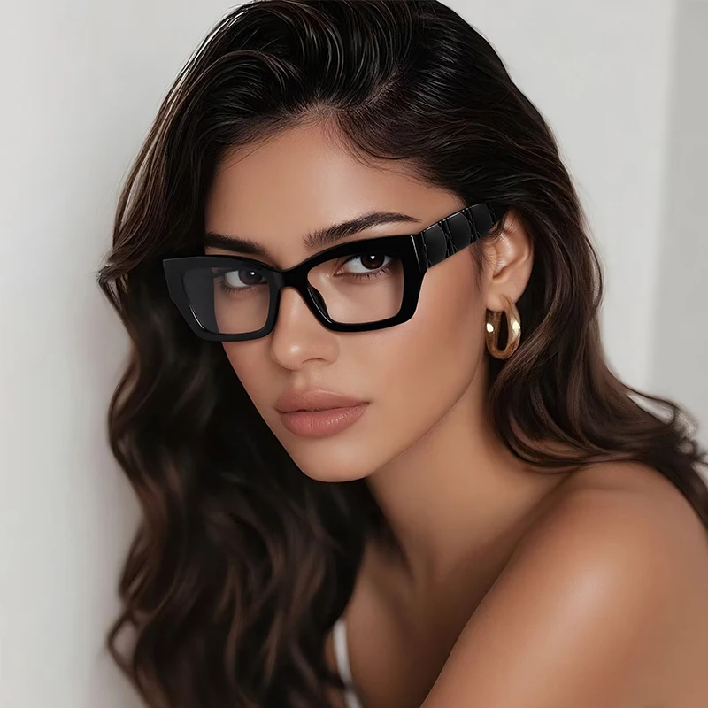 

FOCUL New Fashion Photochromic Myopia Eyeglasses Vision Correction Anti Blue Ray Glasses Customized Prescription Optical Eyewear