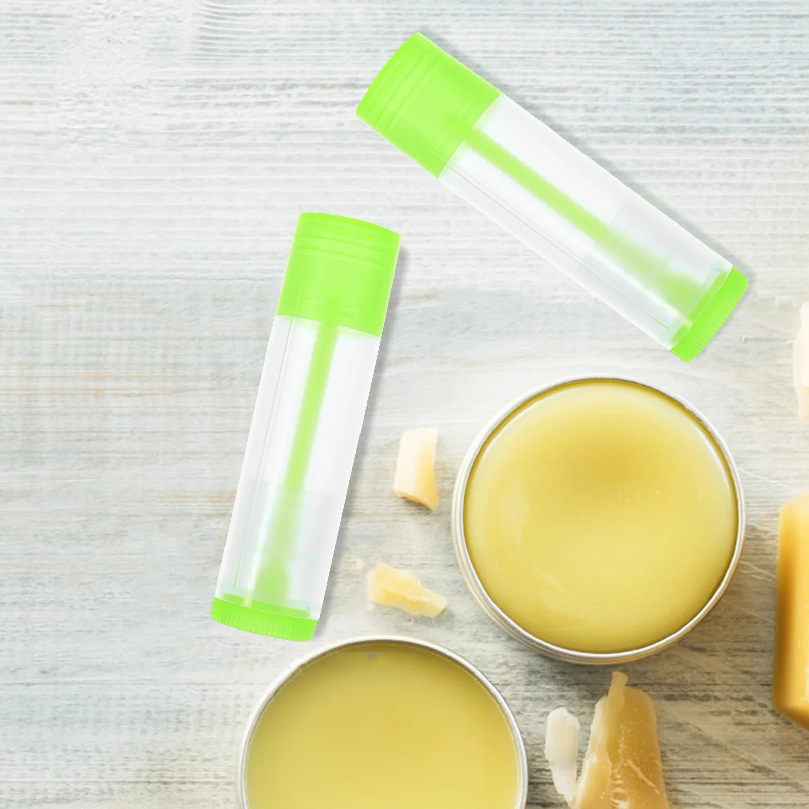 30 pièces conteneurs de baume à lèvres vide bricolage Tubes de rouge à lèvres rechargeable Portable Tube de baume à lèvres Tubes de voyage Tube de rouge à lèvres vide