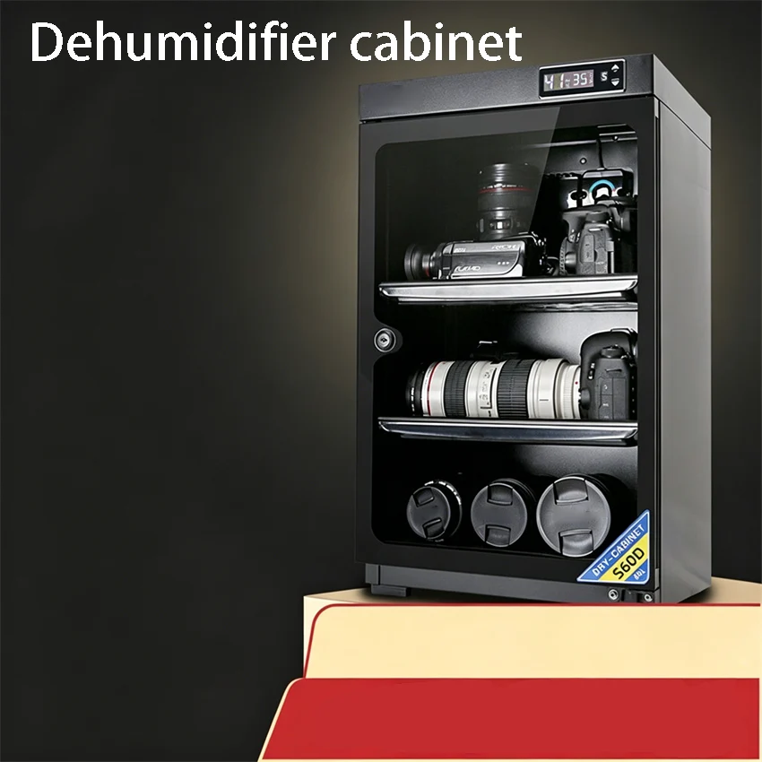 32l-full-automatic-electronic-dry-cabinet-box-slr-camera-lens-dehumidify-drying-moistureproof-cabinet-touch-led-display-screen