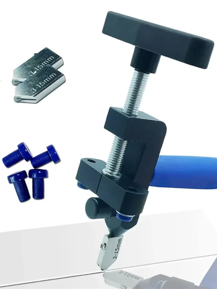 

2 в 1, ручной набор инструментов для резки стеклянной плитки, ручной станок для резки, диапазон 3-15 мм для прецизионной резки плитки