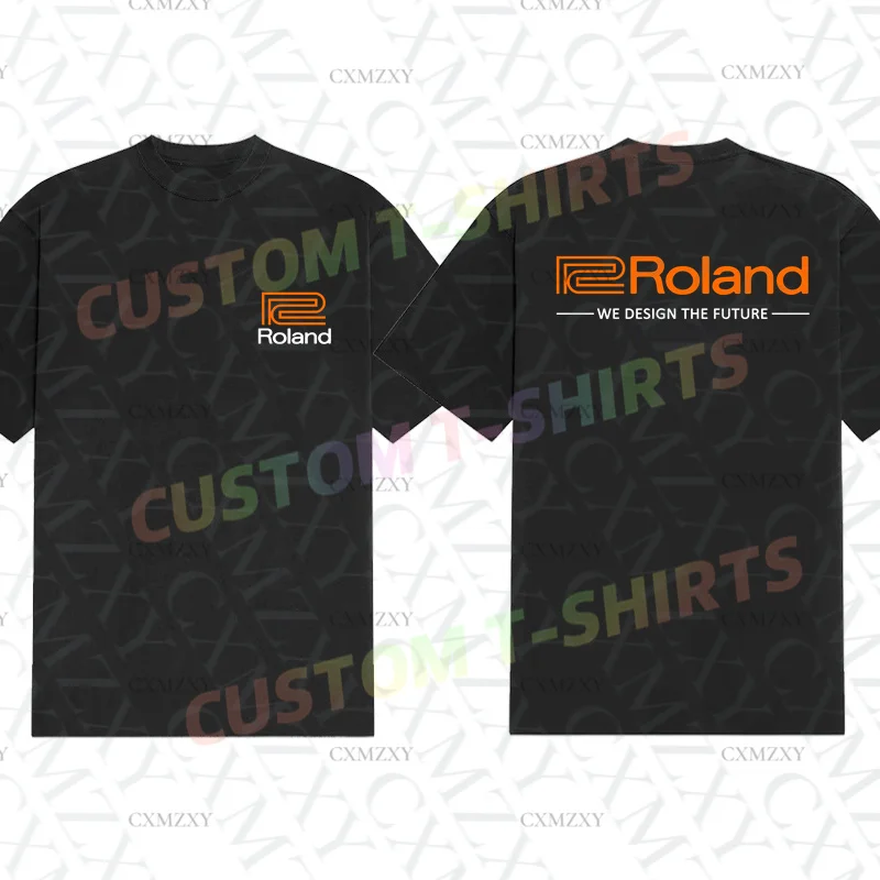 

Men T Shirt Casual New Roland Synthesizer Logo T-shirt Graphic Summer Sports Tops 100% Cotton Streetwear S-3XL Cool Tee