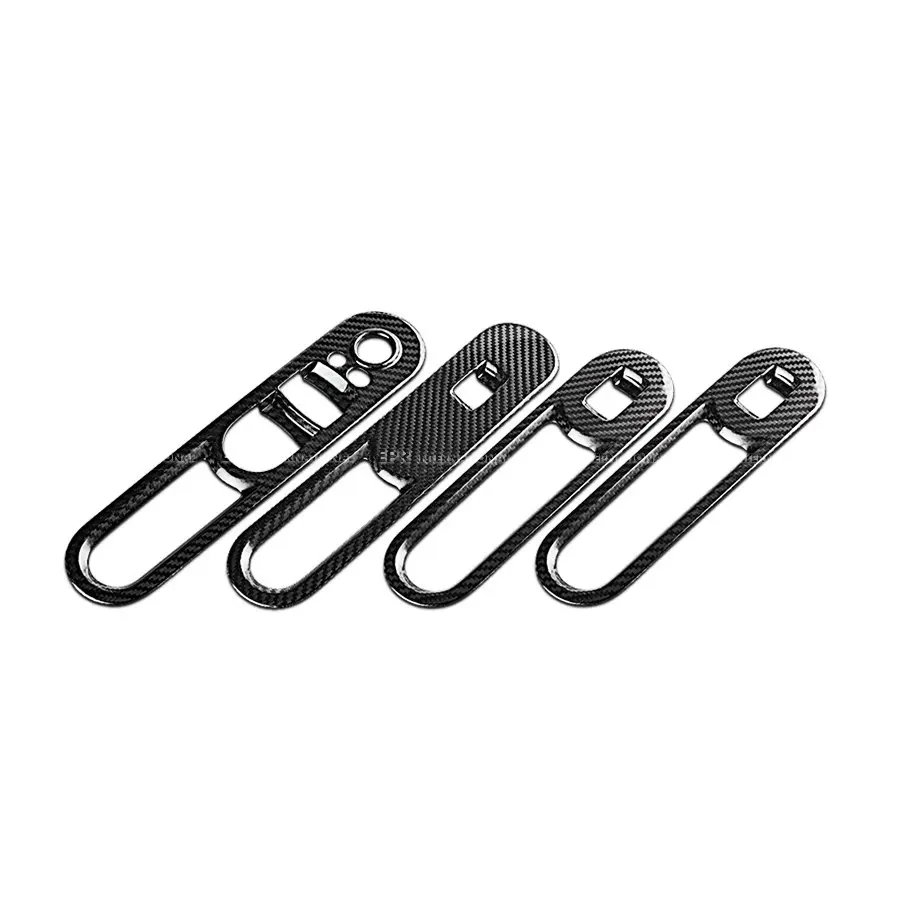 Window Switch Trim 4Pcs (2 hole for folding mirror) For Mini Clubman Country F54 F60 Car Interior Accessories Car Styling