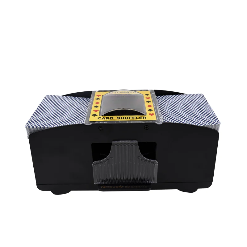2 Decks Cheap Casino Poker Shuffler Plastic Automatic Card Shuffler Machine