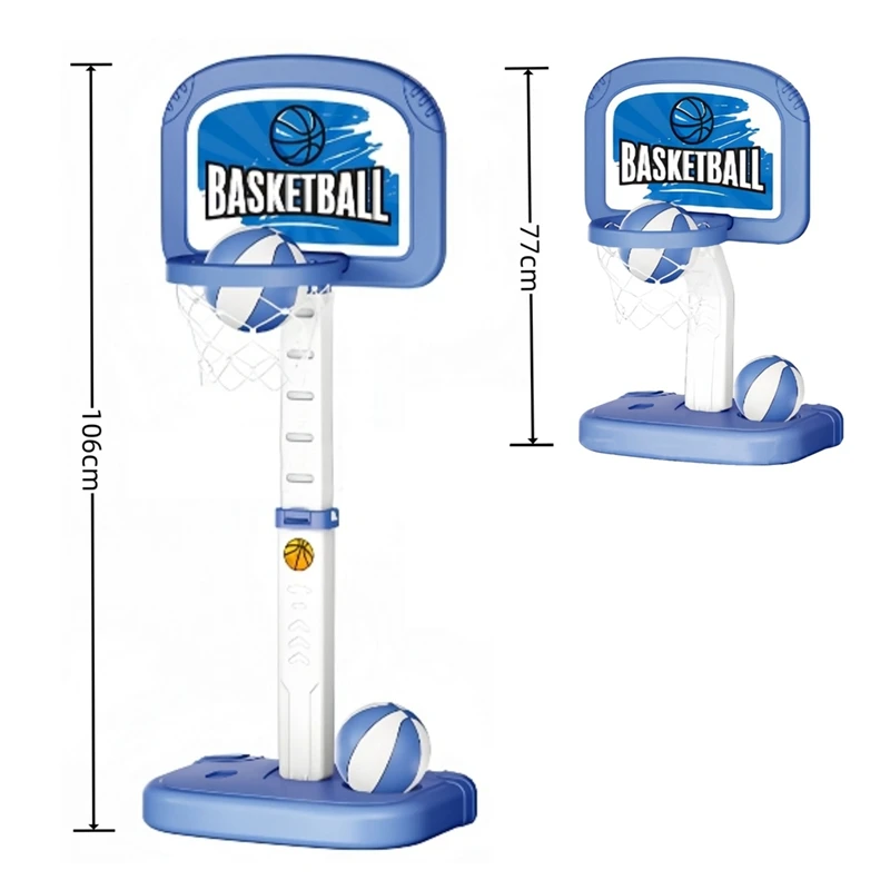 Pool Basketball Stand, Oversized Pool Toy For Poolside Water Basketball Games, Pool Games Water Basketball Stand