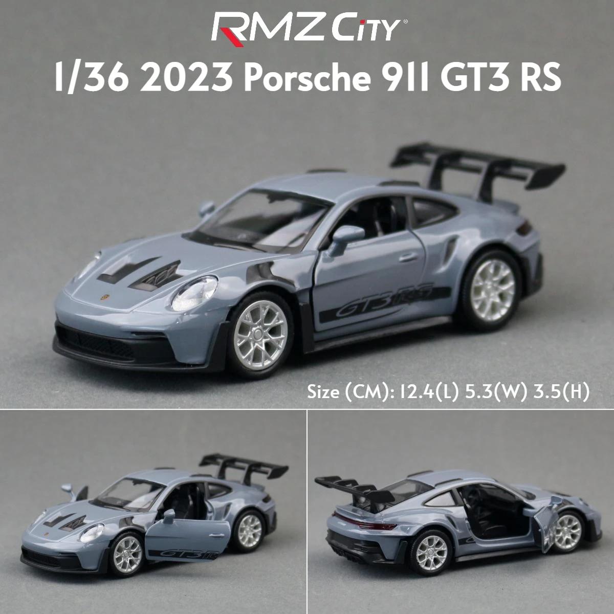 1/36 Porsche 911 GT3 RS Toy Car Model For Children RMZ CiTY