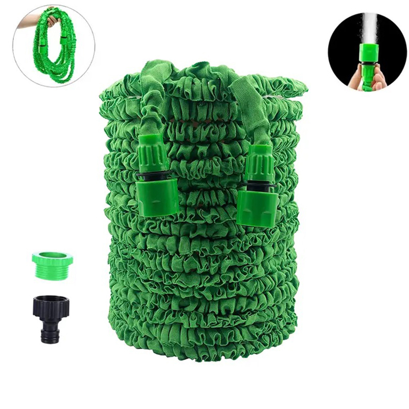  25FT-200FT Expandable Garden Watering Hose High Pressure Car Wash Magic Flexible Water Hose Jardin Irrigation Cleaning Tools 