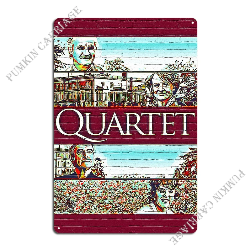 Quartet 1 Metal Plaque Poster Personalized Kitchen Club Designing Tin Sign Poster