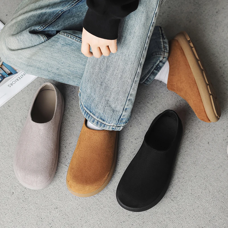 الصيف الانزلاق على جولة تو أحذية رجالية عادية في تعزيز الكبار الكلاسيكية الأصلي الذكور حذاء أنيق السعر المنخفض أحذية رياضية مشتركة جديدة #5