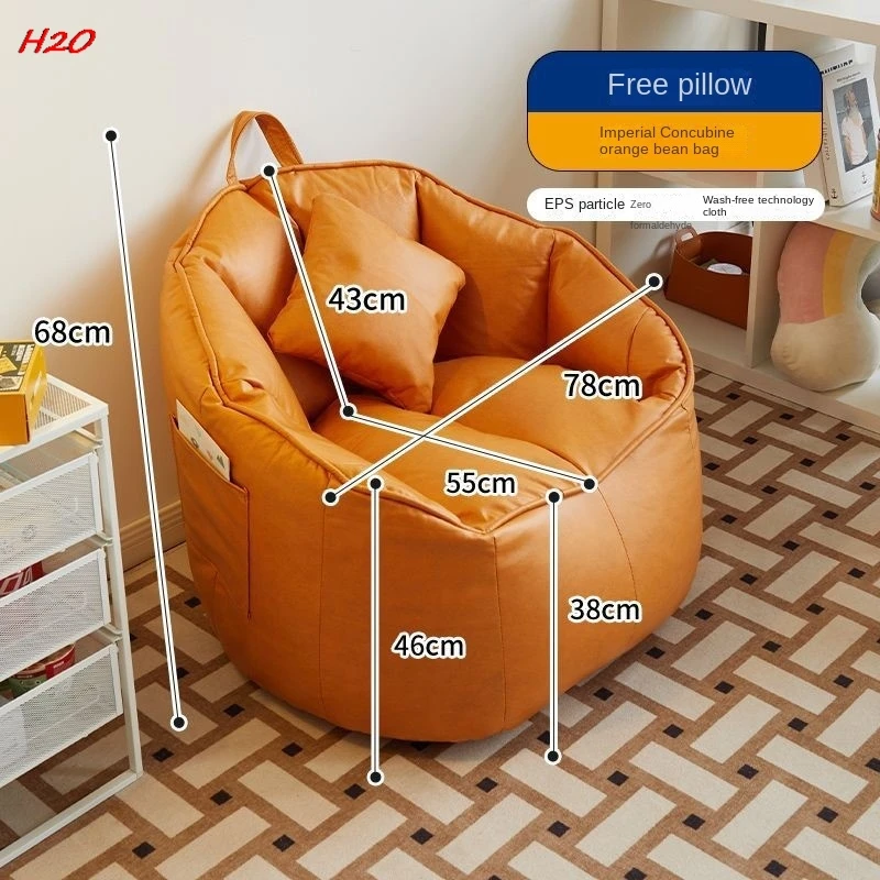 H2O Faul Person Sofa Tatami Bohnensack Einzelsofa Stuhl Balkon Freizeit Liegestuhl Schlafzimmer Kleines Sofa Hot New