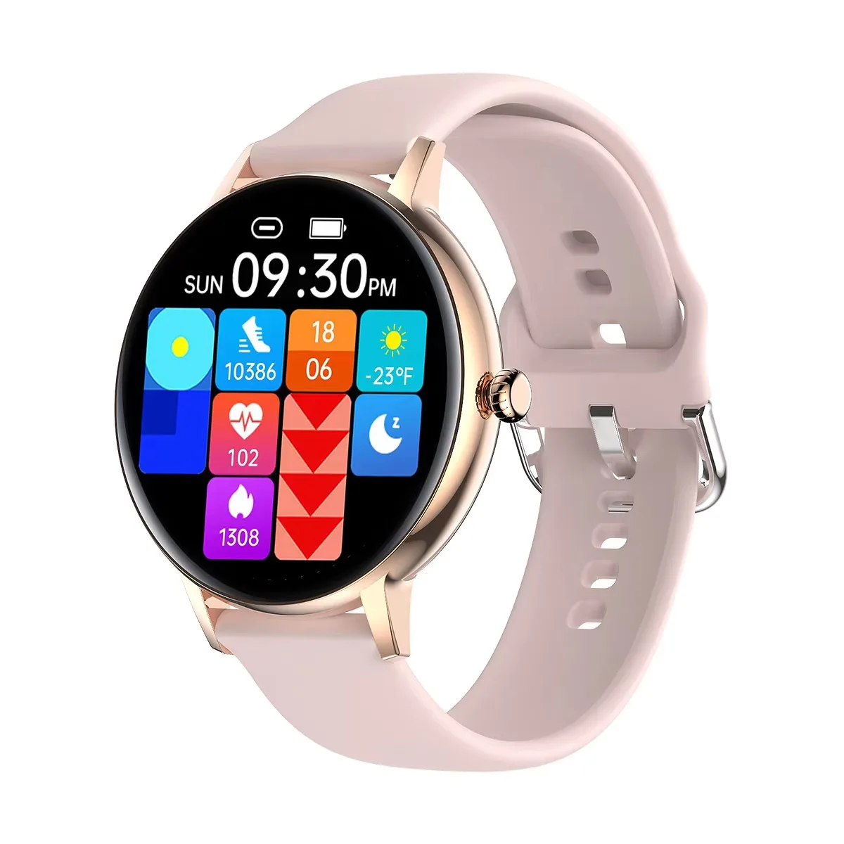 

Smart Watch for Men and Women 1.39-inch HD Display Wireless Calling Sports Pedometer Camera Control USB Charging