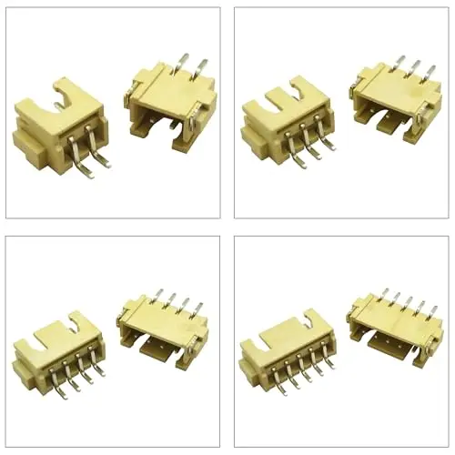 Kit de connecteur de JST, adaptateur de prises IC de lancement de Jst 2.54mm d'en-tête de XH2.5 SMT, en-tête à angle droit d'en-tête de JST-XH (XH2.5-SMT-R/A)